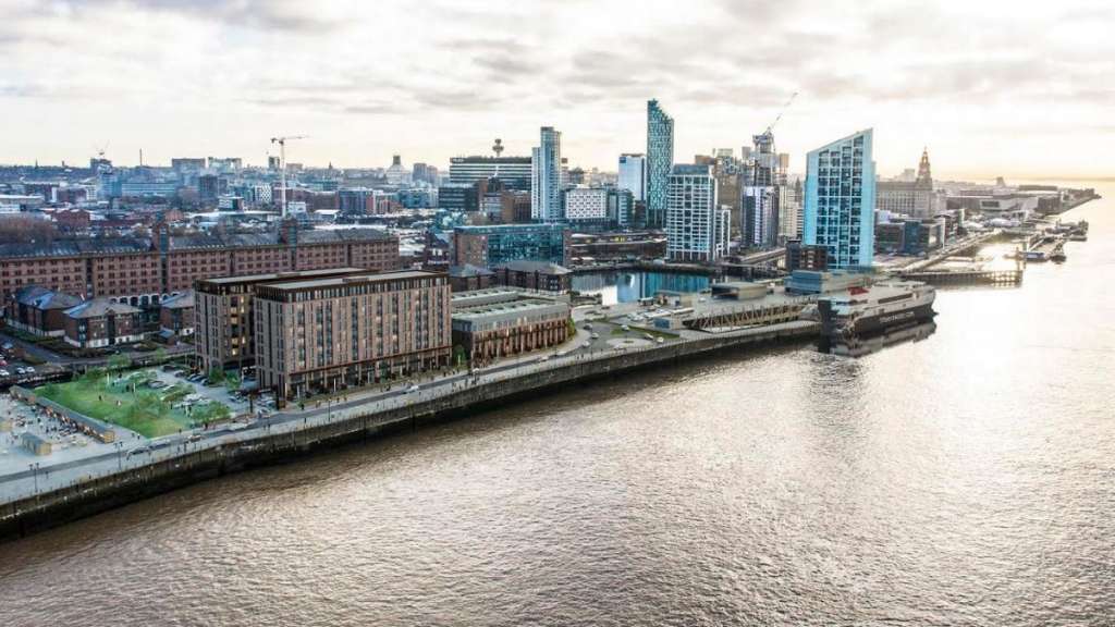 CGI of the proposals to infill and build over West Waterloo Dock which have been refused