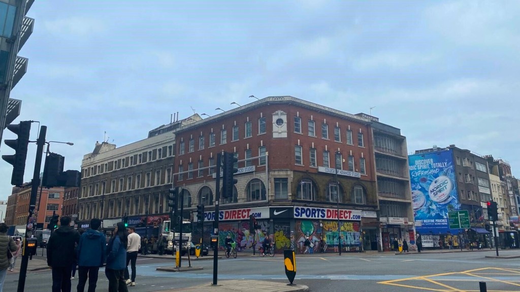 The existing site at Whitechapel High Street. Credit: SAVE Britain's Heritage