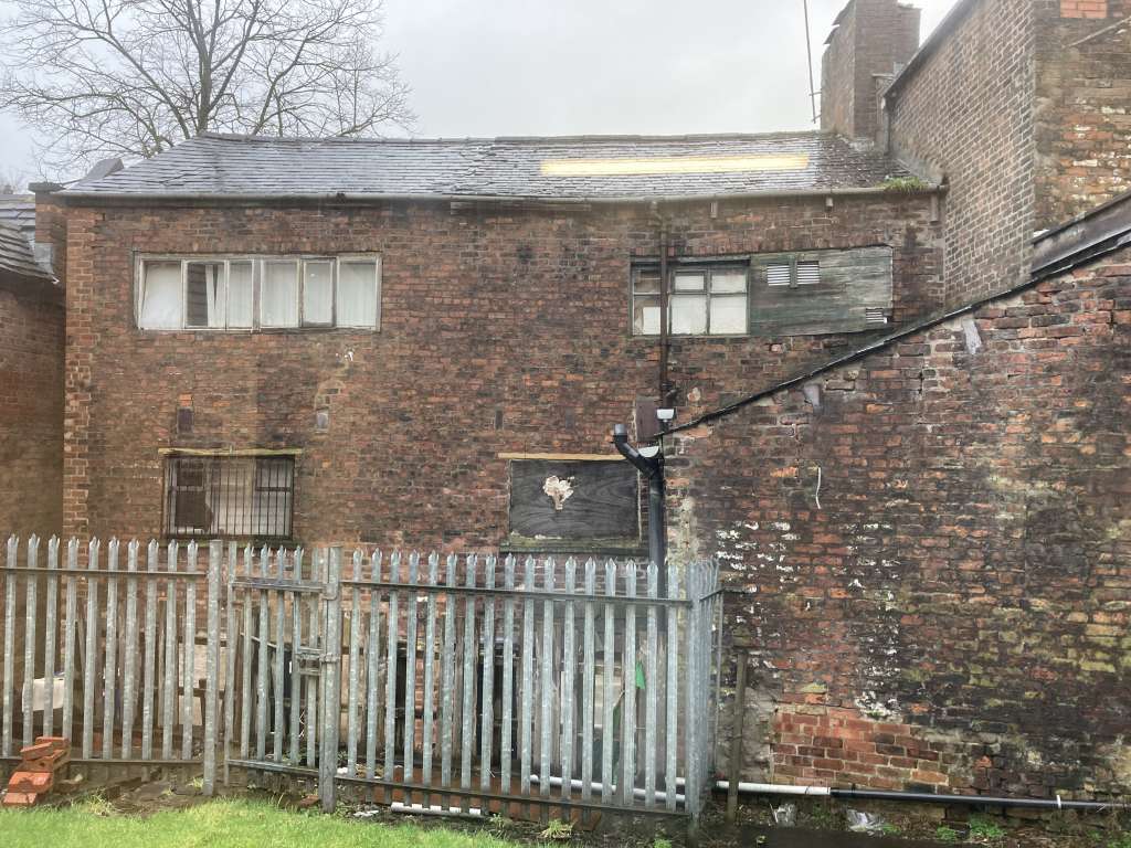 The rear elevation of the houses is constructed from hand made 18th century brickwork (Credit: David