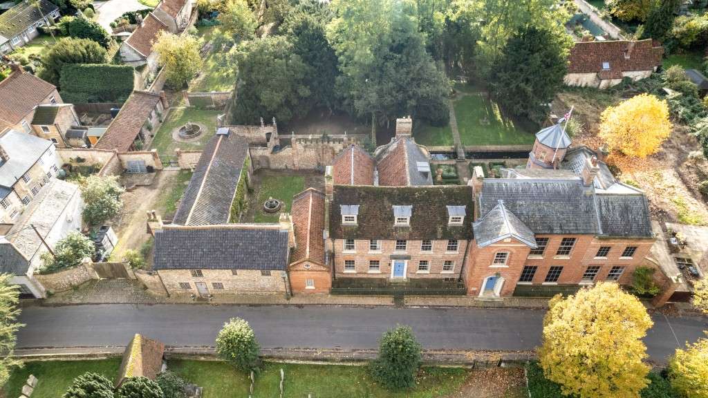 Northwold Manor, Norfolk after restoration. Warwick Rodwell