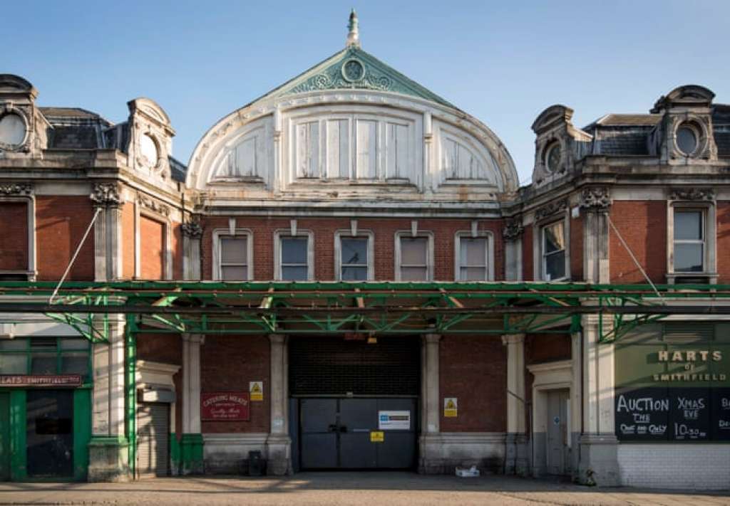 Smithfield General Market as seen from Charterhouse Street today (Credit: MoL)